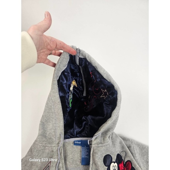 MICKEY MOUSE & MINNIE, Fleece Full Zip,  Split hood/Donald & Goofy, Disney szL - Picture 11 of 11